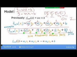 Multiple Linear Regression and the Concept of Vectorization