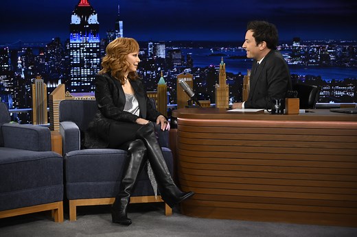 Reba McEntire Showed Jimmy Fallon Rare Throwback Photos — and Then They Recreated One
