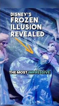 The Secret of Anna’s Frozen Cape Illusion, Revealed 🥶 #disney