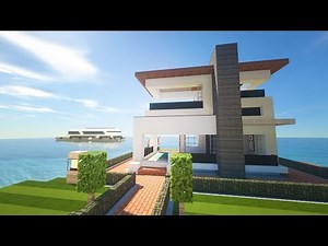 Minecraft: Modern HD Textures & Shaders - Building A Modern Home Is Fun!