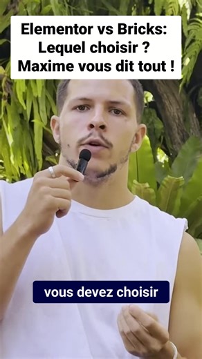 Elementor vs Bricks en 2026 : L'avis cash de Maxime (WPMalter) ! 🚀 Lequel choisir pour vos sites WordPress cette année ? Maxime tranche sans filtre : tout dépend de votre profil et de vos priorités ! CHOISISSEZ ELEMENTOR SI : • Vous débutez et voulez livrer vite • Vous reprenez souvent des sites déjà faits sur Elementor • Vous faites beaucoup de sites vitrines • Vos clients sont autonomes et ajoutent eux-mêmes leur contenu CHOISISSEZ BRICKS SI : • Vous êtes freelance ou agence avec une vision l