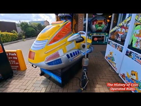 2010s Tecway Coin Operated Jet Ski Kiddie Ride - Jet Skiing