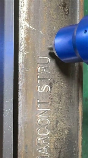 Serial Number Engraving on Steel Pipes | Dot Peen Marking Demo