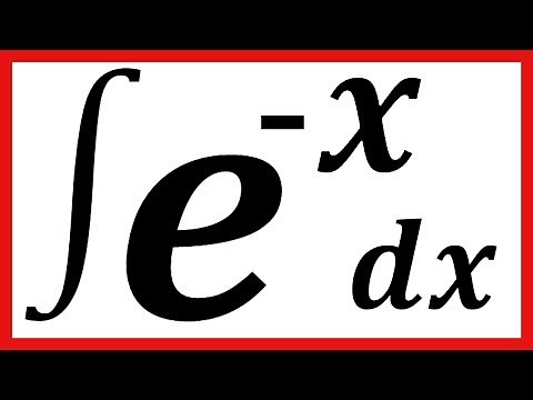 Integral de una función exponencial