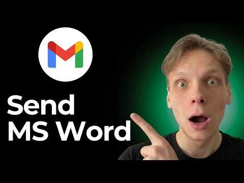 How To Send MS Word File in Gmail [2026 Guide]