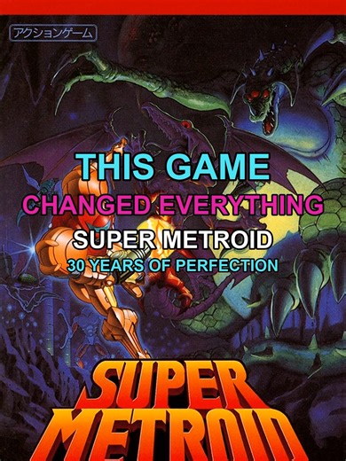 This game changed EVERYTHING. Super Metroid turns 30 and it's still the gold standard. Here's why this 1994 masterpiece is still being speedrun and loved today: - Largest SNES game at release (24-megabit) - Baby Metroid's sacrifice still hits harder than modern games - 40:22 speedrun world record after 30 years - Invented