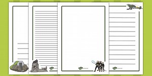 The Blitz Art KS2 Page Borders