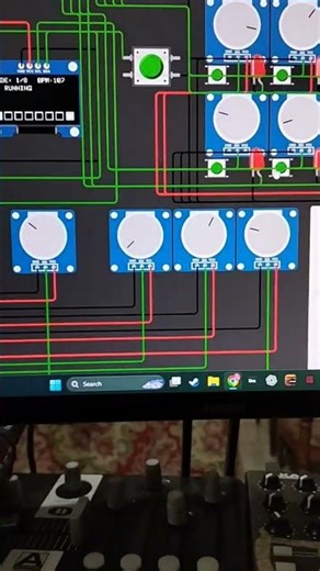 this will include 8 step sequencer run to mozzi based synthesizer. #diysynth #synth #vibecoding