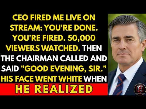 My CEO Fired Me During Live Stream With 50K Viewers - Then The Chairman Called Me Sir