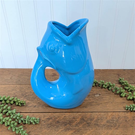 Vintage! Large Gurglepot Pitcher - Etsy