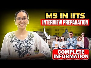 MS in IIT With Low GATE 2025 SCORE | MS Complete Interview Preparation | MS vs MTECH