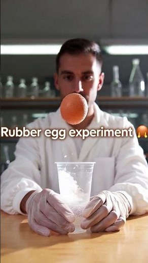 magic or science Bouncing Rubber Egg Experiment 🥚Crazy Bouncing Egg Reaction!