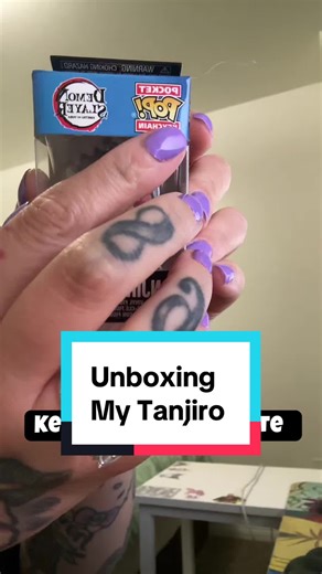 I love these little keychains! #tanjiro #demonslayer #popkeychain #funkopop #animetikok