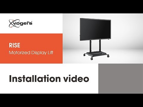 How to install your RISE Motorized Display Lift RISE 5205, 5208, 5305 or 5308 | Vogel’s