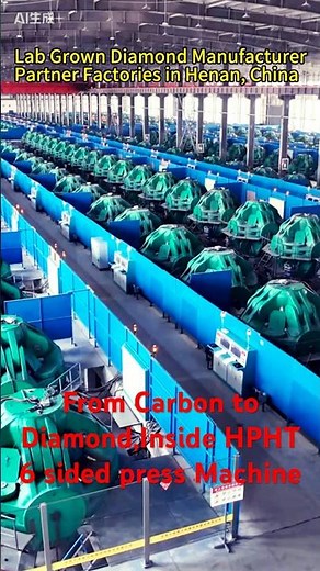 How the HPHT 6-Sided Press Creates Lab-Grown Diamonds #diamond#labgrowndiamond#HPHTprocess