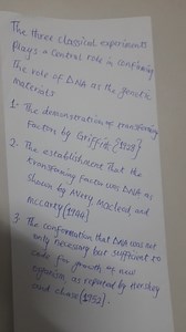 List and briefly describe the three classical experiments that ... | Filo