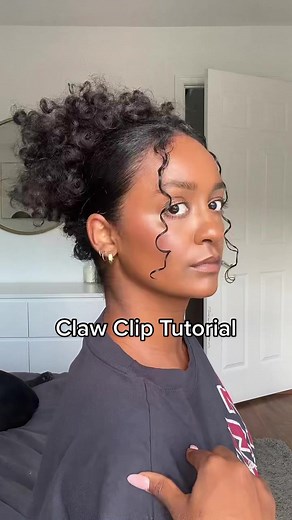 Claw Clip Tutorial for Thick Natural Hair