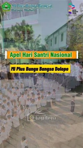 Apel Hari Santri Nasional 2025 | MI Plus Bunga Bangsa Dolopo