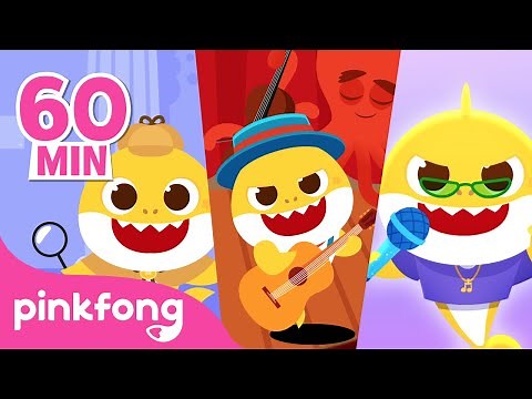 Jazzy Baby Shark Family and more! | Compilation | Rhymes for Kids | Pinkfong Baby Shark