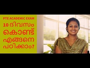PTE ACADEMIC -10 DAYS STUDY PLAN-MALAYALAM