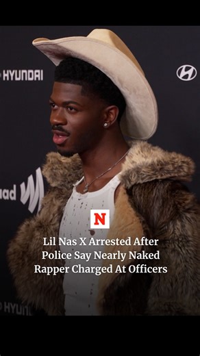 Rapper Lil Nas X was arrested early Thursday in Los Angeles after police said he charged at officers responding to reports of a naked man walking on Ventura Boulevard. Full story: https://www.newsweek.com/lil-nas-x-arrested-after-police-say-nearly-naked-rapper-charged-officers-2117393 | Newsweek