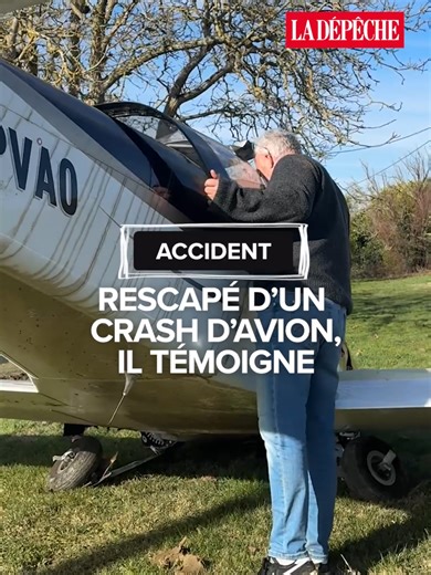 Miraculeux Crash d'Avion près de Toulouse