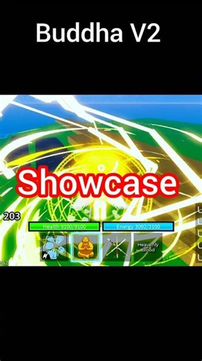 Buddha V2 showcase in blox fruits