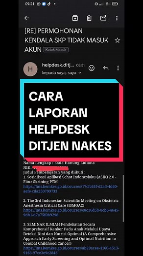 Tutorial Laporan Helpdesk Sesuai Format SKP
