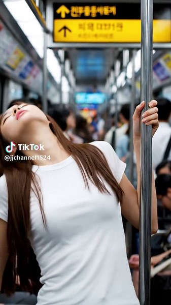 Crowded Subway During Rush Hour #aiart #japan #japanrushhour #subway #tokyo #japanbus #crowdedtrain