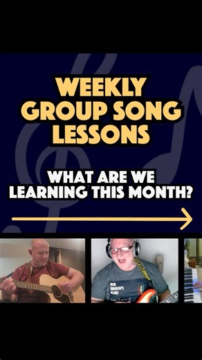 WEEKLY GROUP SONG LESSONS!! Play AND Sing WHOLE Songs!!!