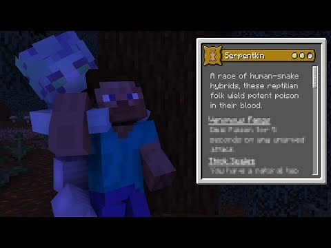 Minecraft Origins Mod: Serpentkin (Custom Origin Showcase)