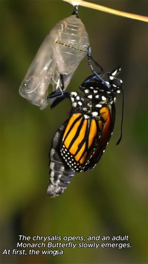 The Life Cycle of a Monarch Butterfly