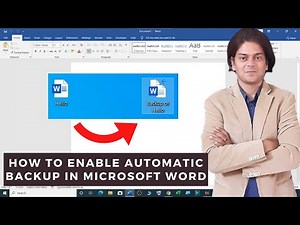 how to enable automatic backup in Microsoft word | How do I set up automatic backup in Word?