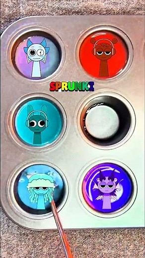 "Red + Blue + Purple Magic Mix 💜✨ | Sprunki Color Trend"
