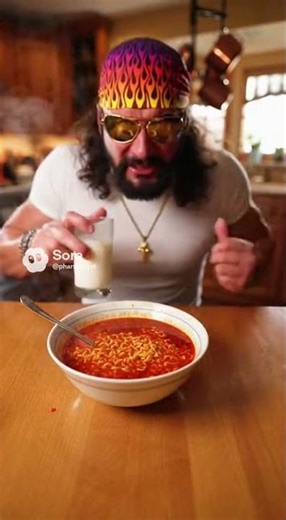 Macho Man Randy Savage loves his spicy Ramen! The hotter the better! #buldak