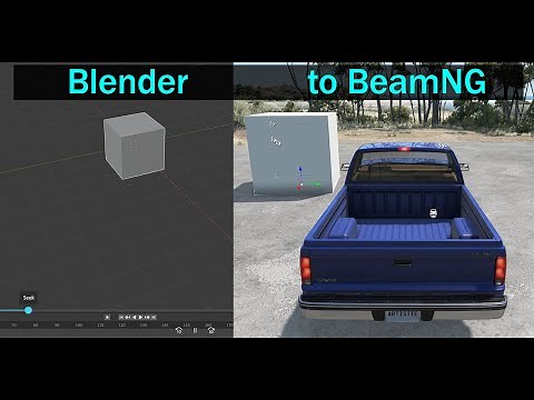 Get the Default Blender Box into BeamNG very fast - Updated Fixed Video