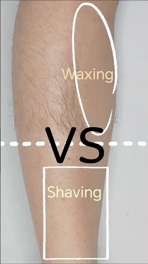 Waxing for Cleaner Results! No Dark Dots. #waxingvsshaving