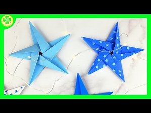5 Pointed Origami Star (Instructions) [ENG SUBS]