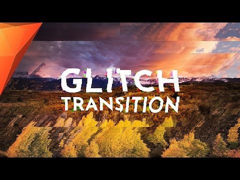 Clean GLITCH Transition - Hitfilm Express Tutorial