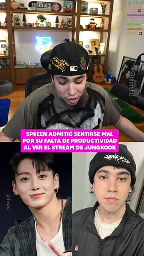 El popular streamer Spreen, con más de 9.6 millones de suscriptores, sorprendió a sus seguidores al confesar que se sintió mal por su propia pereza tras ver el stream de videojuegos de Jungkook, integrante de BTS. Durante una transmisión, el creador de contenido reconoció admirar la dedicación del cantante surcoreano, señalando: “Jungkook, como cantante y artista, puede stremear con dedicación; mi único trabajo es transmitir y dormir, aunque a veces ni eso logro”. Sus palabras generaron debate e