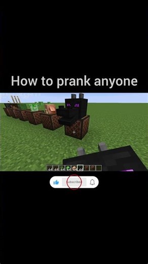 how to prank anyone #minecraft #gaming #shorts