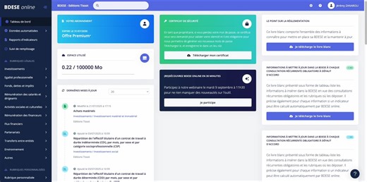 [BDESE online] Ajouter des données sur une entité spécifique