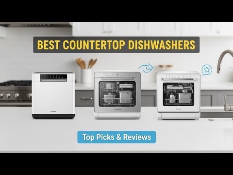 TOP 5 Best Countertop Dishwashers 2026 | Dishwasher for small kitchen