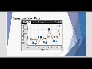 deseasonalising data