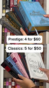 Two bundles. Too stunning to skip. 4/$60 Prestige brings luxury. 5/$50 Classics bring timeless charm. Major gifting energy 🎁 | Book Outlet
