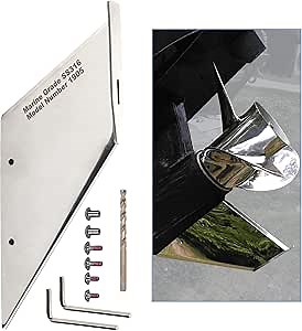 1900 Skeg Protector Guard for MerCruiser Stern Drive Bravo 1 & 3 1990-Present Stainless Steel Wear Tab 27051