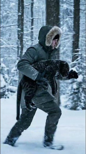 Buried Alive in Snow? The Most Dramatic Black Panther Rescue Ever 😭❄️