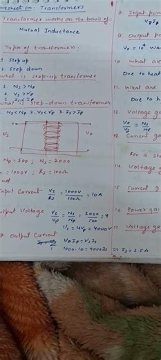 worksheet on transformer-5-acharya vishvendra #neetphysics #jeemainphysics