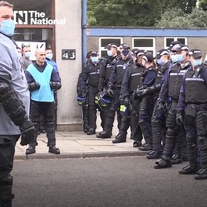 1.7K views · 18 reactions | Thousands of police officers are being given riot training in the run-up to the COP26 summit in Glasgow, Scotland. bit.ly/3t1YnVz | The National | Facebook