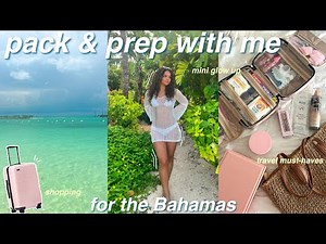 PACK & PREP FOR A BAHAMAS VACATION🌴 beauty errands, shopping, & Amazon travel essentials